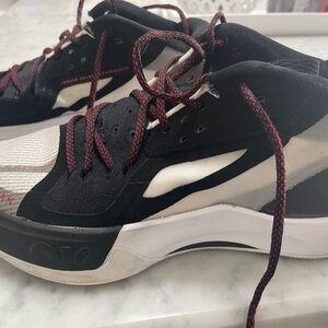 Nike Air Jordan Zoom Separate Black White Basketball Shoe Sneakers